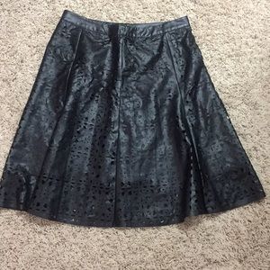 Black Leather Skirt